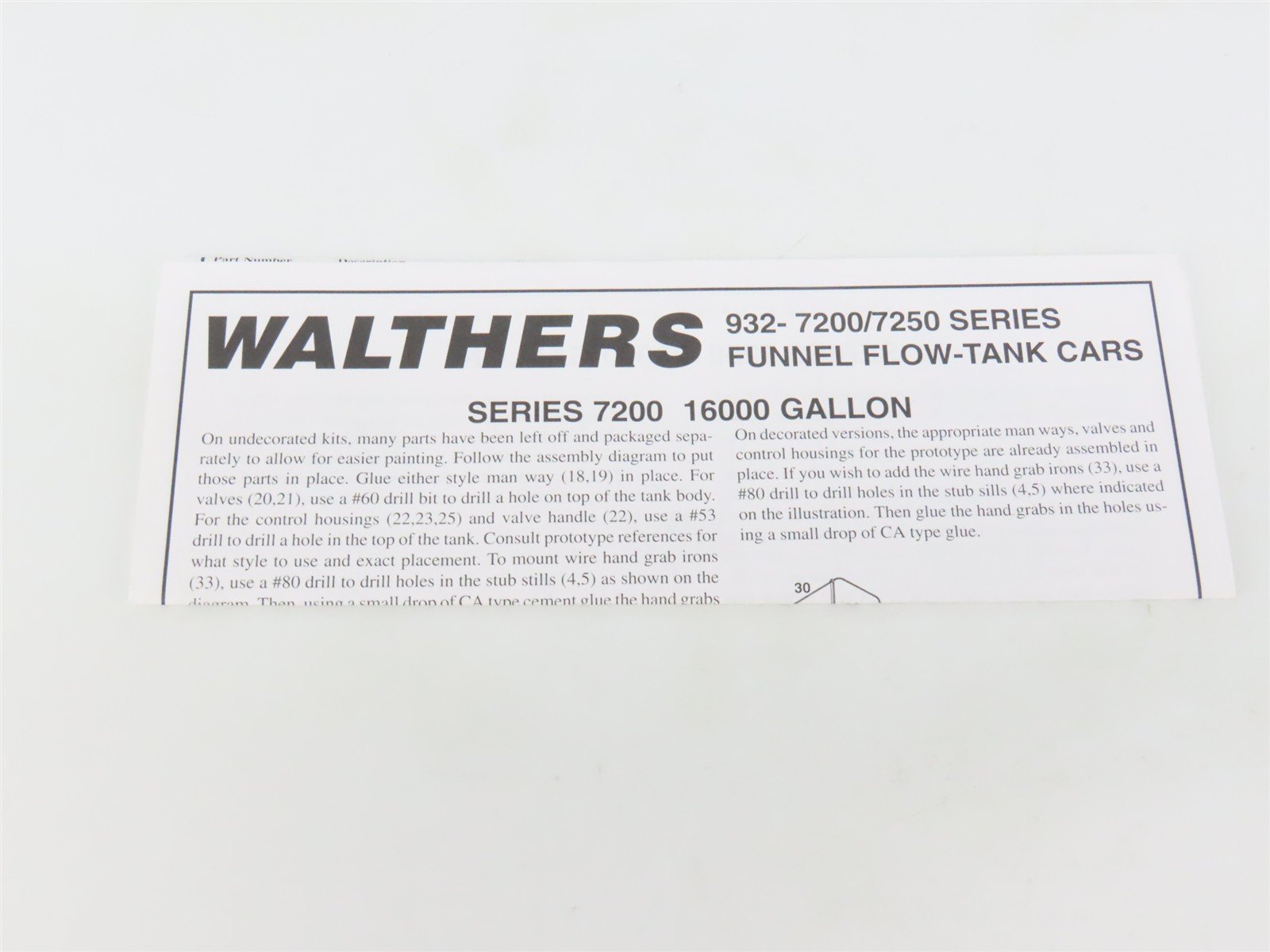 HO Scale Walthers 932-7209 ACFX Georgia Kaolin Funnel Flow Tank Car #73011
