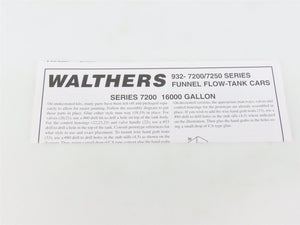 HO Scale Walthers 932-7209 ACFX Georgia Kaolin Funnel Flow Tank Car #73011