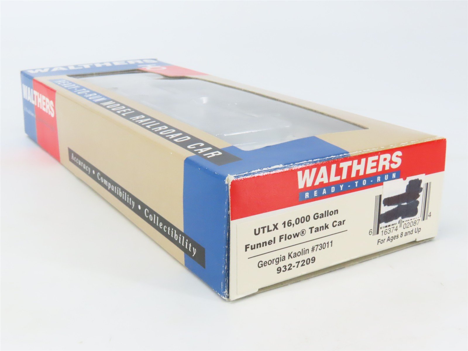 HO Scale Walthers 932-7209 ACFX Georgia Kaolin Funnel Flow Tank Car #73011
