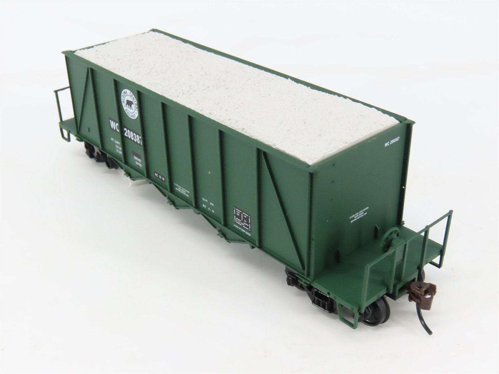 HO Walthers 932-7056 WC/ex-AC Repaint 3-Bay Ortner Hopper #208387 w/ Load