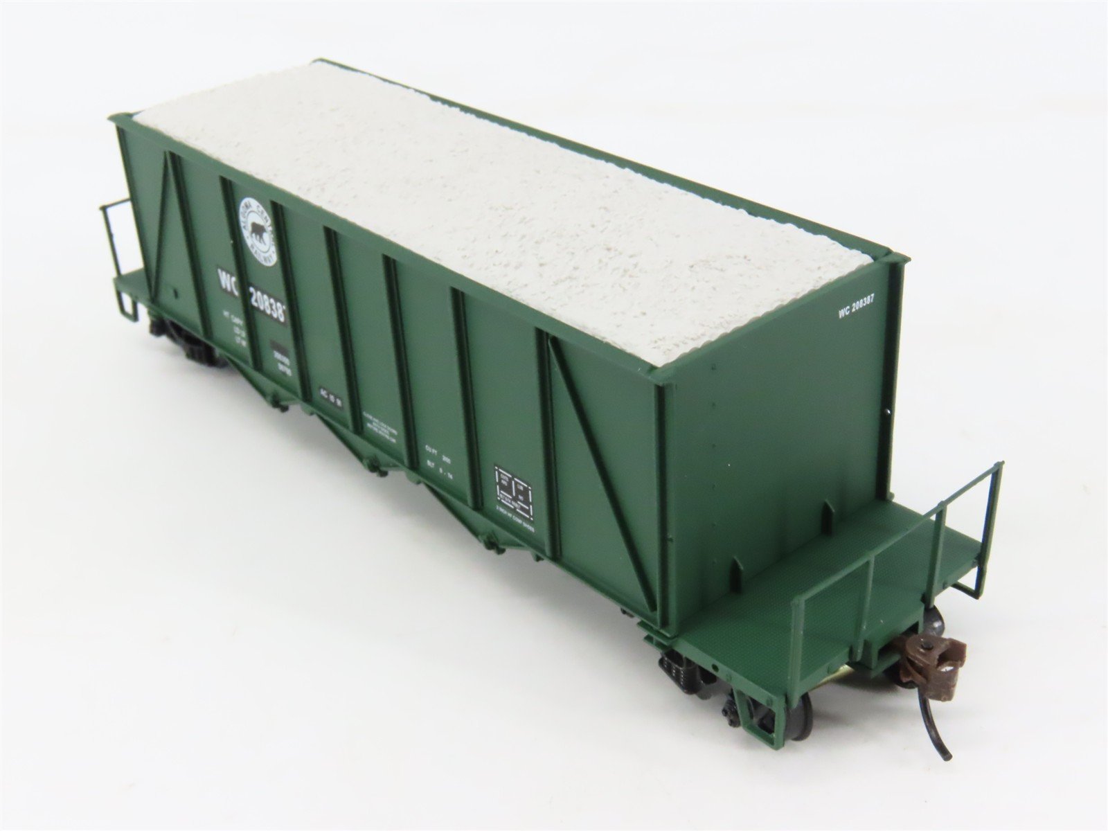 HO Walthers 932-7056 WC/ex-AC Repaint 3-Bay Ortner Hopper #208387 w/ Load
