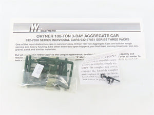HO Walthers 932-7056 WC/ex-AC Repaint 3-Bay Ortner Hopper #208387 w/ Load