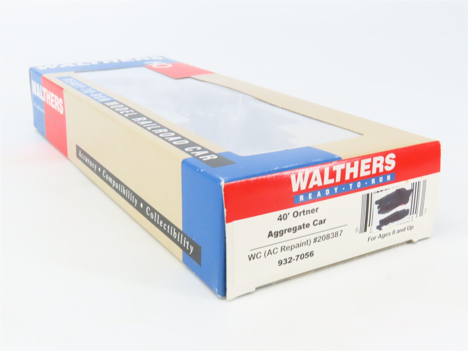 HO Walthers 932-7056 WC/ex-AC Repaint 3-Bay Ortner Hopper #208387 w/ Load