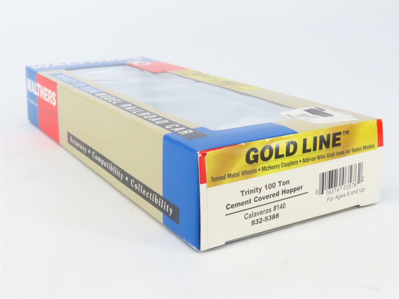 HO Walthers Gold 932-5388 PLCX Calaveras Cement 2-Bay Covered Hopper #140