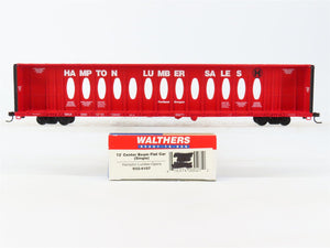HO Scale Walthers 932-4107 CRLE Hampton Lumber 72' Centerbeam Flat Car #2565