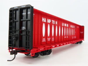 HO Scale Walthers 932-4107 CRLE Hampton Lumber 72' Centerbeam Flat Car #2565