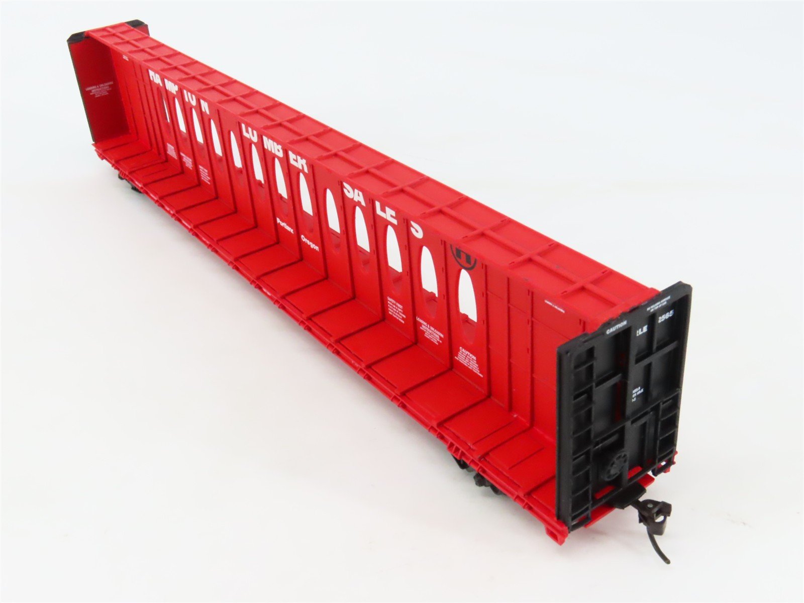 HO Scale Walthers 932-4107 CRLE Hampton Lumber 72' Centerbeam Flat Car #2565