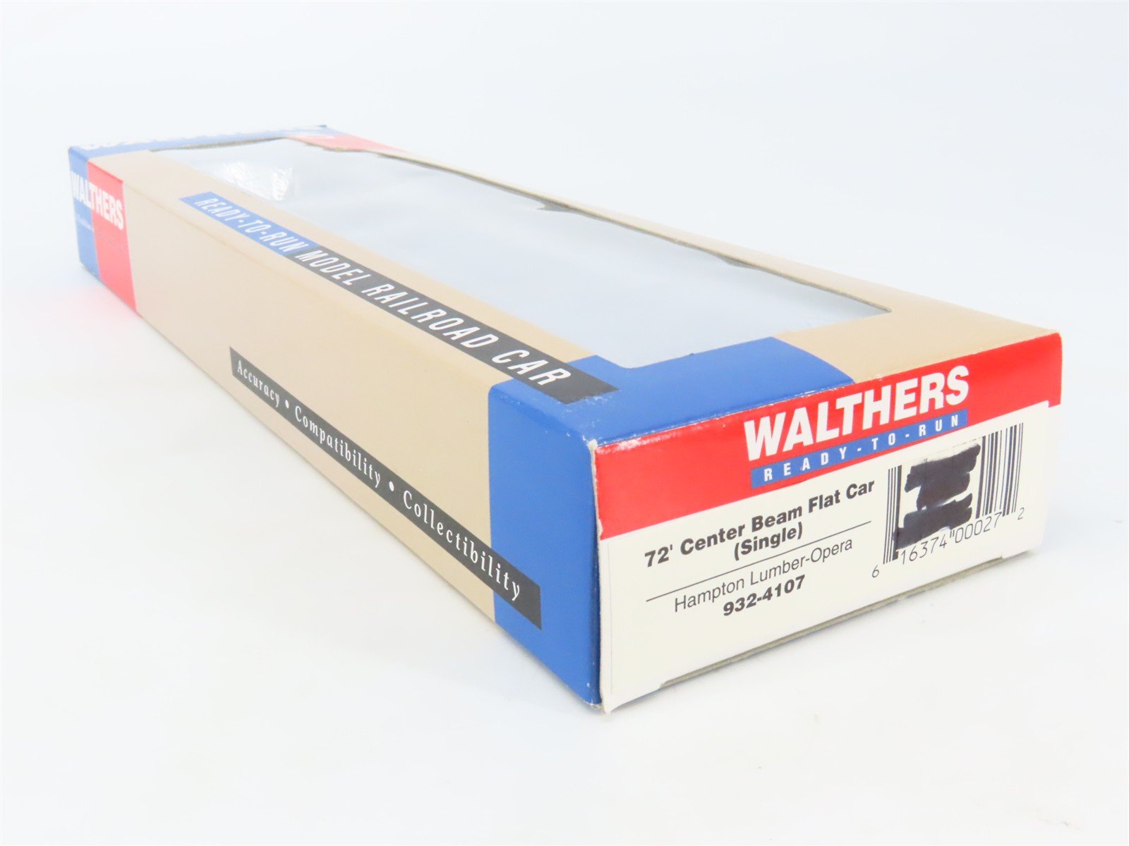 HO Scale Walthers 932-4107 CRLE Hampton Lumber 72' Centerbeam Flat Car #2565