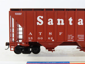 HO Scale Walthers 932-5376 ATSF Santa Fe Trinity 2-Bay Covered Hopper #350062