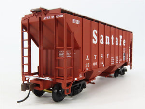 HO Scale Walthers 932-5376 ATSF Santa Fe Trinity 2-Bay Covered Hopper #350062