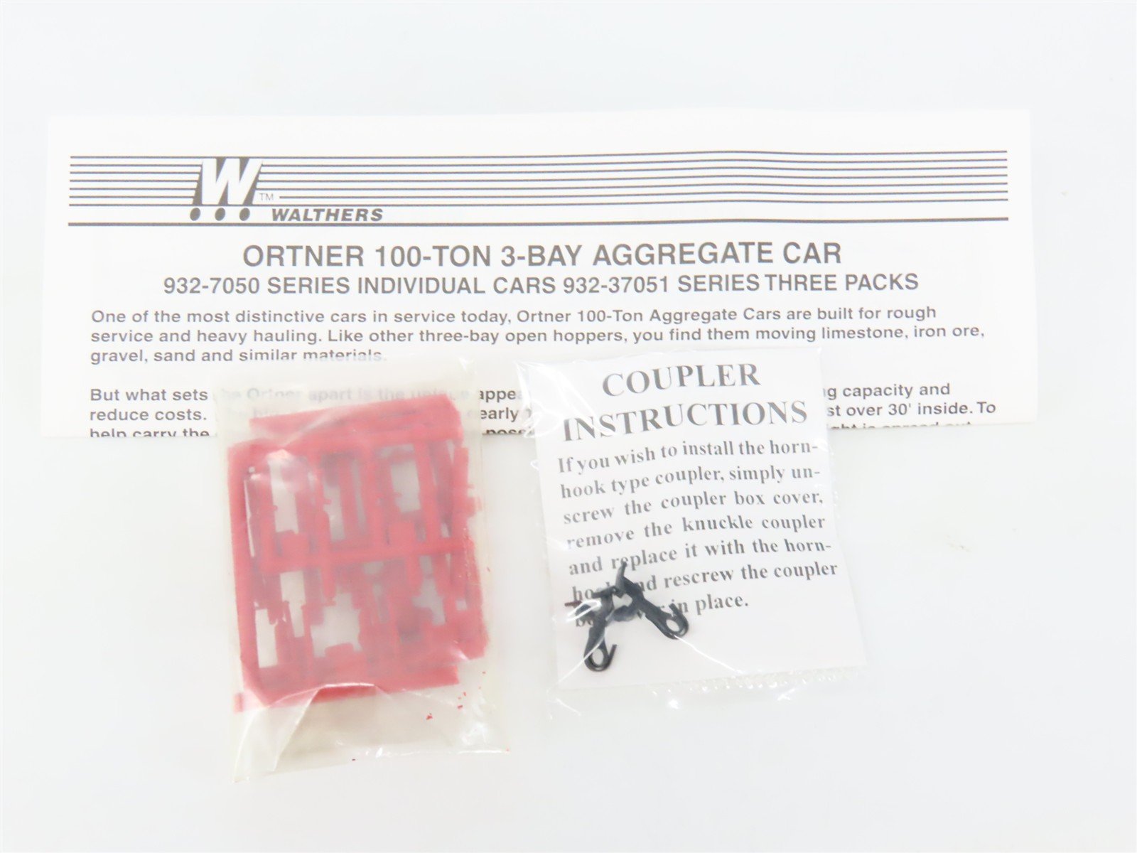 HO Walthers 932-7058 ITGX Vulcan 40' 3-Bay Ortner Aggregate Hopper #9937 w/ Load