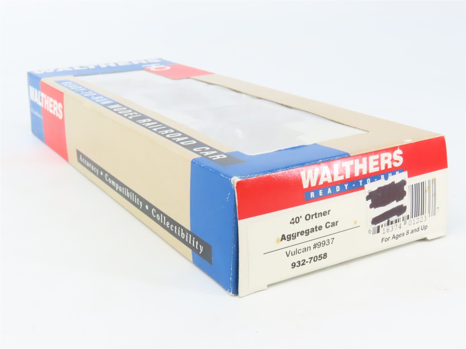 HO Walthers 932-7058 ITGX Vulcan 40' 3-Bay Ortner Aggregate Hopper #9937 w/ Load