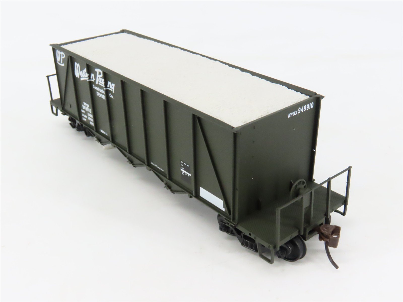 HO Walthers 932-7061 WPGX Western Paving 40' 3-Bay Ortner Hopper #949910 w/ Load