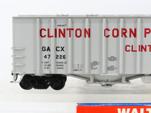 HO Walthers 932-3693 GACX Clinton Corn 50' 2-Bay Airslide Covered Hopper #47226