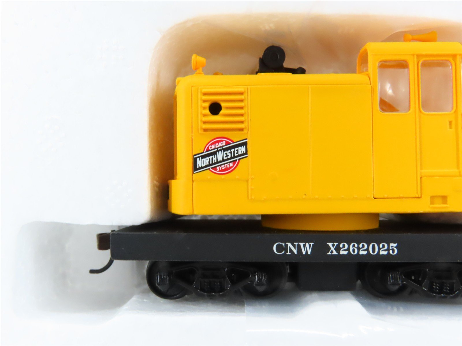 HO Walthers 932-5064 CNW Chicago & North Western American Crane Car #X262025