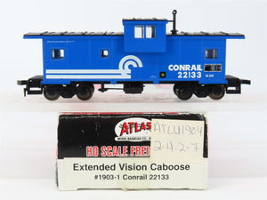 HO Scale Atlas 1903-1 CR Conrail N-20 Extended Vision Steel Caboose #22133