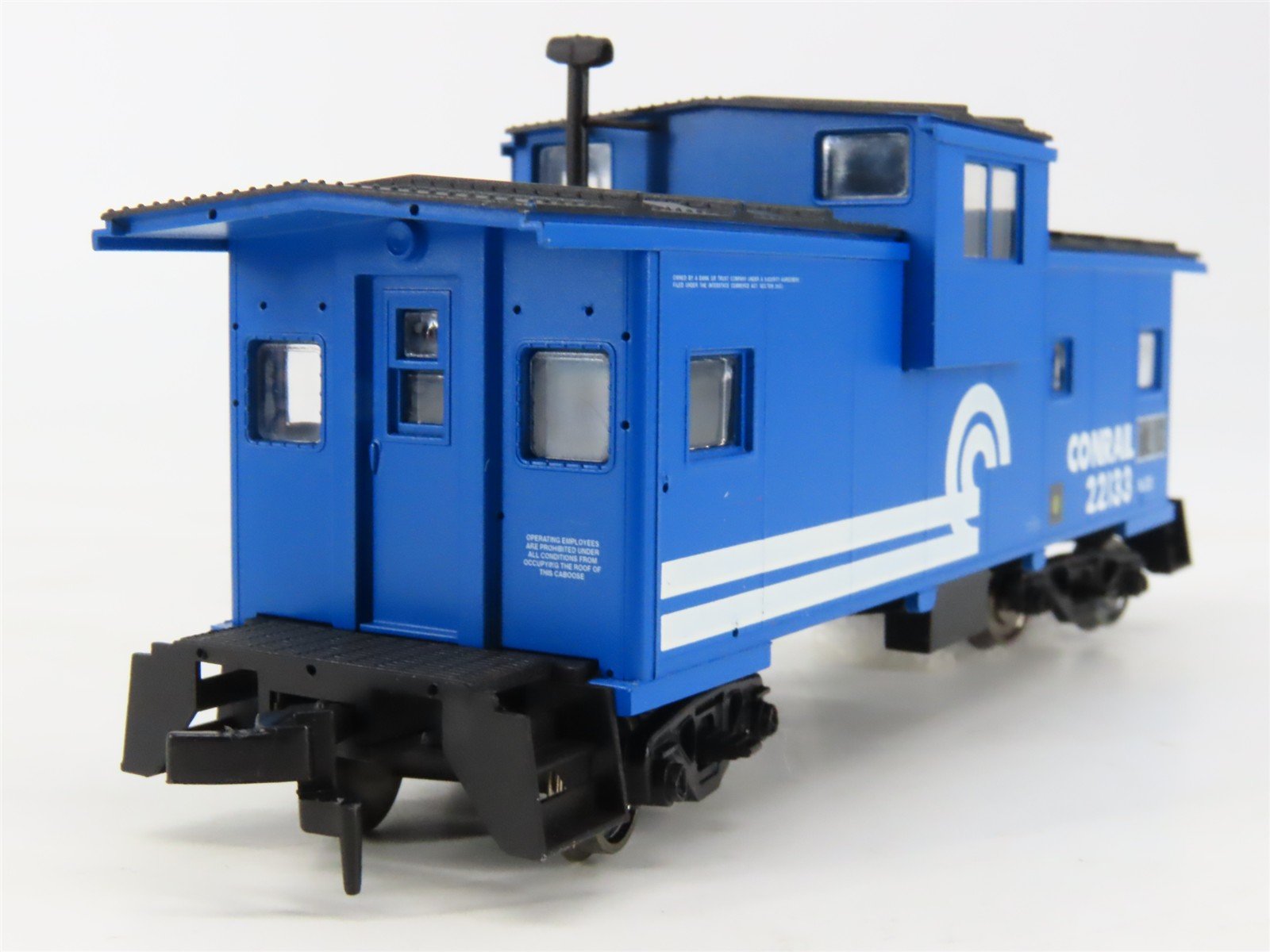 HO Scale Atlas 1903-1 CR Conrail N-20 Extended Vision Steel Caboose #22133