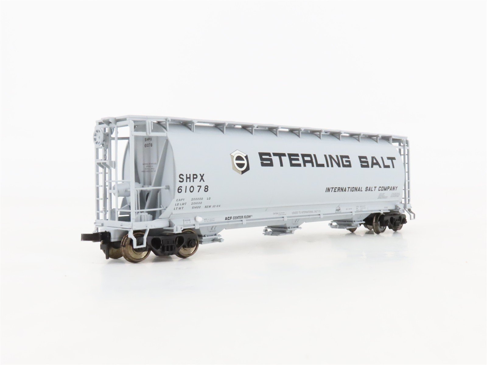 HO Scale Atlas 1939-1 SHPX Sterling Salt 3-Bay Covered Hopper #61078