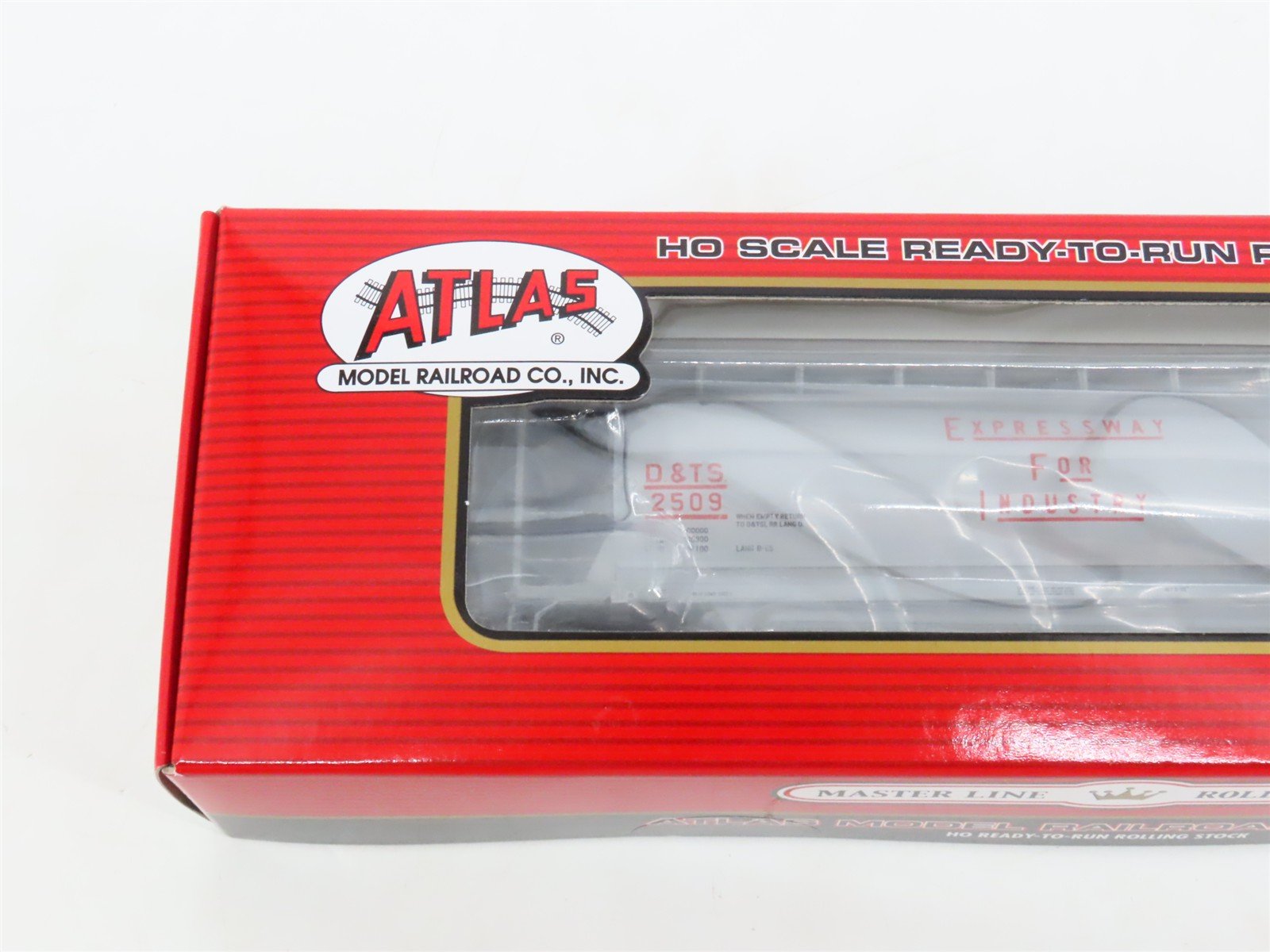 HO Atlas 20001885 DTS Detroit Toledo Shore 6-Bay Cylindrical Hopper #2590 SEALED