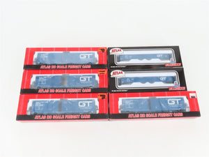 LOT of 6 HO Scale Atlas GTW Grand Trunk Western Evans Gondolas & 60' Boxcars