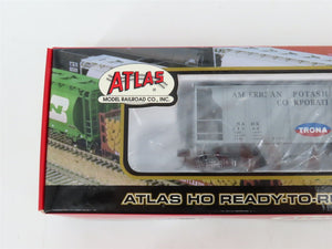 LOT of 2 HO Scale Atlas American Potash 2-Bay Covered Hopper Cars SEALED
