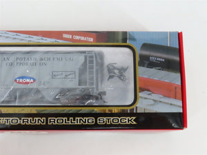 LOT of 2 HO Scale Atlas American Potash 2-Bay Covered Hopper Cars SEALED