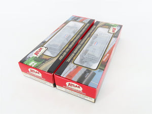 LOT of 2 HO Scale Atlas American Potash 2-Bay Covered Hopper Cars SEALED