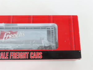 LOT of 2 HO Scale Atlas ACFX French's 3-Bay Cylindrical Covered Hoppers Cars