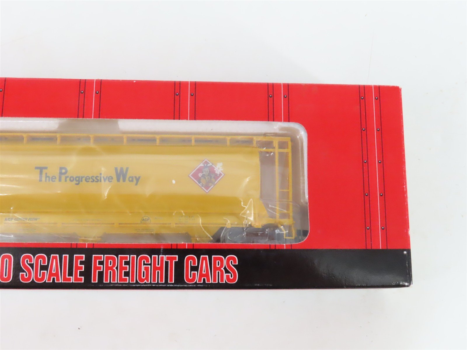 LOT of 2 HO Scale Atlas TP&W Toledo Peoria Western 3-Bay Cylindrical Hopper Cars