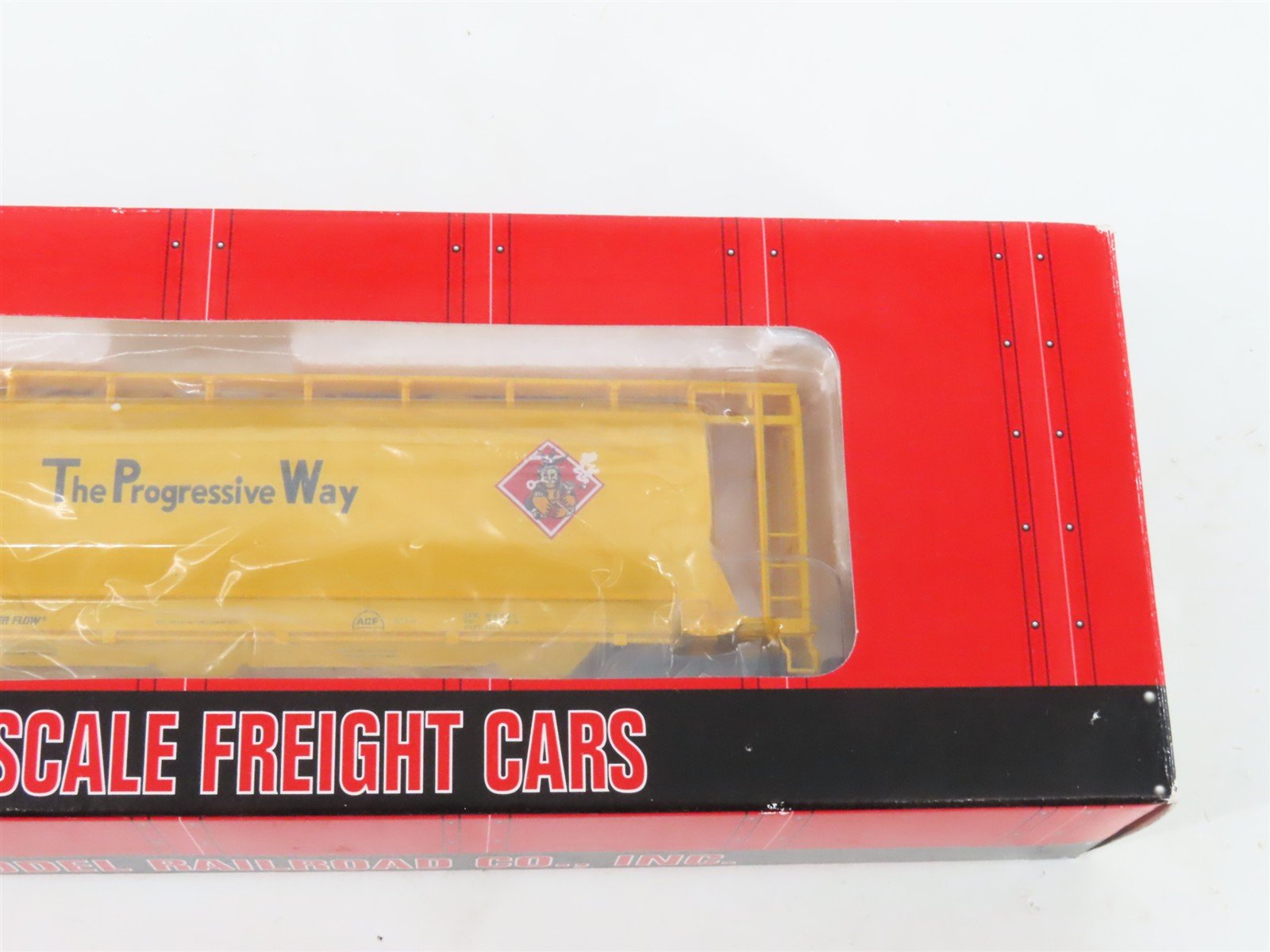 LOT of 2 HO Scale Atlas TP&W Toledo Peoria Western 3-Bay Cylindrical Hopper Cars
