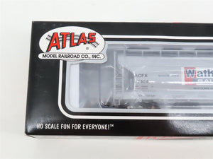 LOT of 2 HO Scale Atlas ACFX Watkins 3-Bay Covered Hopper Cars