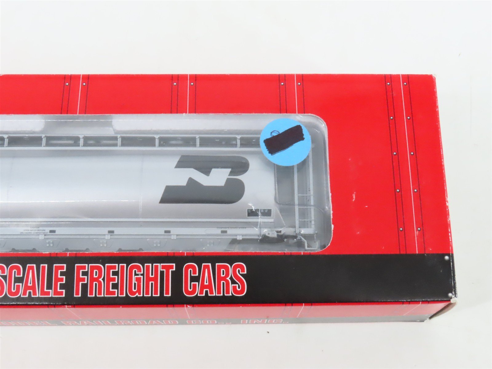 LOT of 2 HO Scale Atlas BN Burlington Northern 6-Bay Cylindrical Hopper Cars