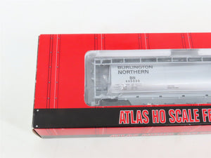 LOT of 2 HO Scale Atlas BN Burlington Northern 6-Bay Cylindrical Hopper Cars