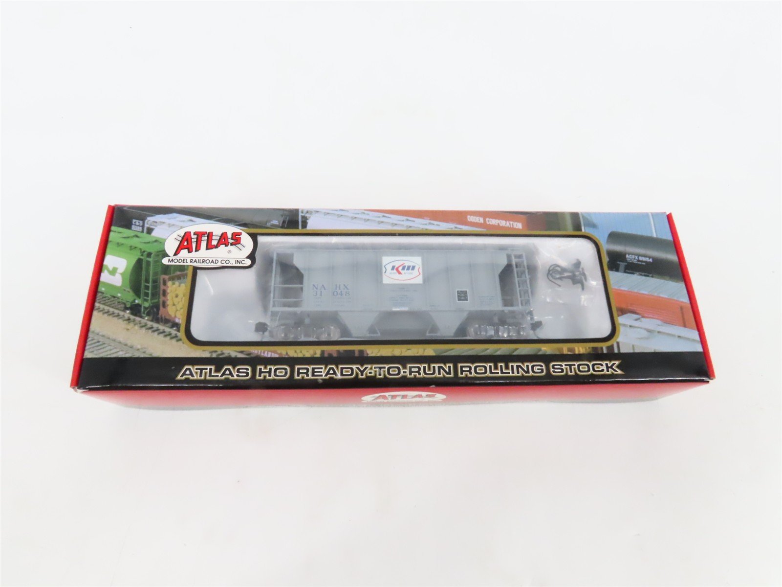LOT of 2 HO Scale Atlas NAHX Kerr McGee PS-2 2-Bay Covered Hoppers SEALED