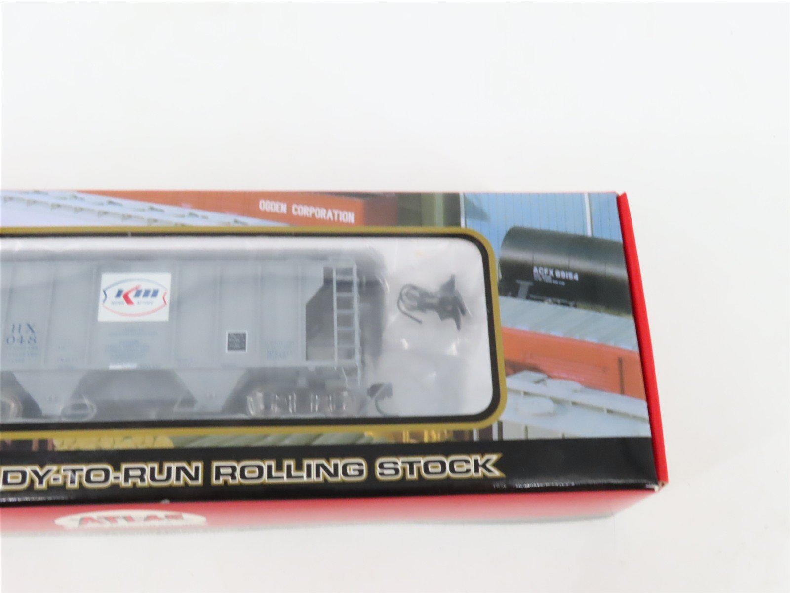 LOT of 2 HO Scale Atlas NAHX Kerr McGee PS-2 2-Bay Covered Hoppers SEALED