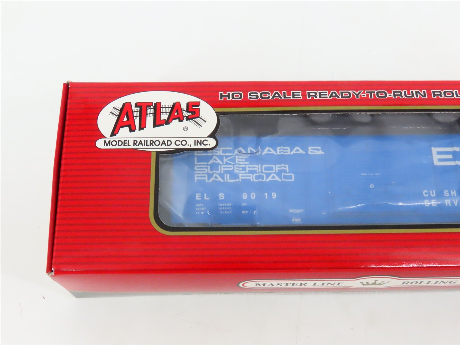 LOT of 3 HO Scale Atlas E&LS Escanaba & Lake Superior FMC 5077 Boxcars SEALED