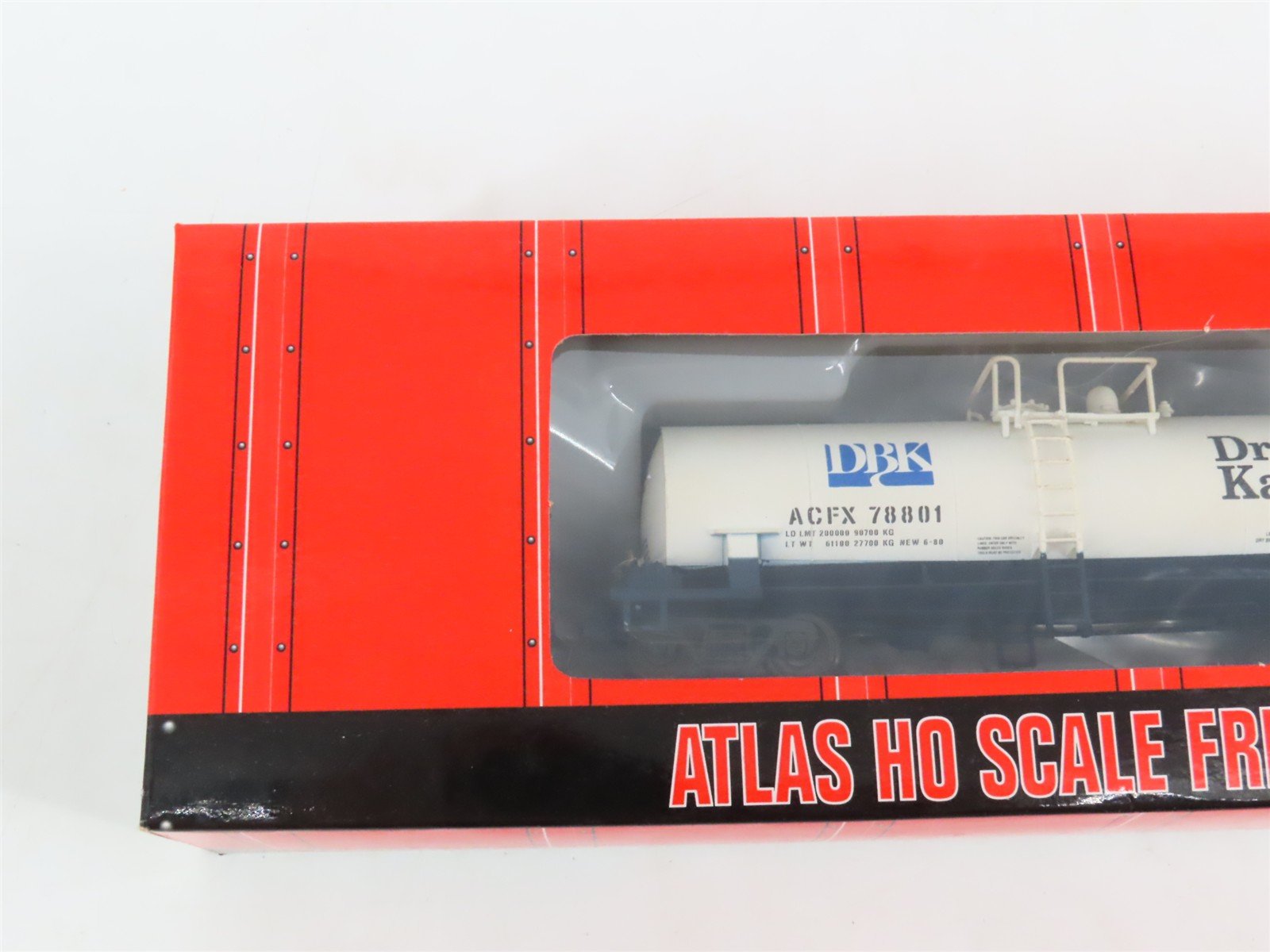 LOT of 2 HO Scale Atlas ACFX Georgia Kaolin/Dry Branch Kaolin Tankcars