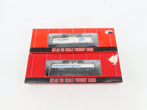 LOT of 2 HO Scale Atlas ACFX JM Huber/Engelhard Tankcars