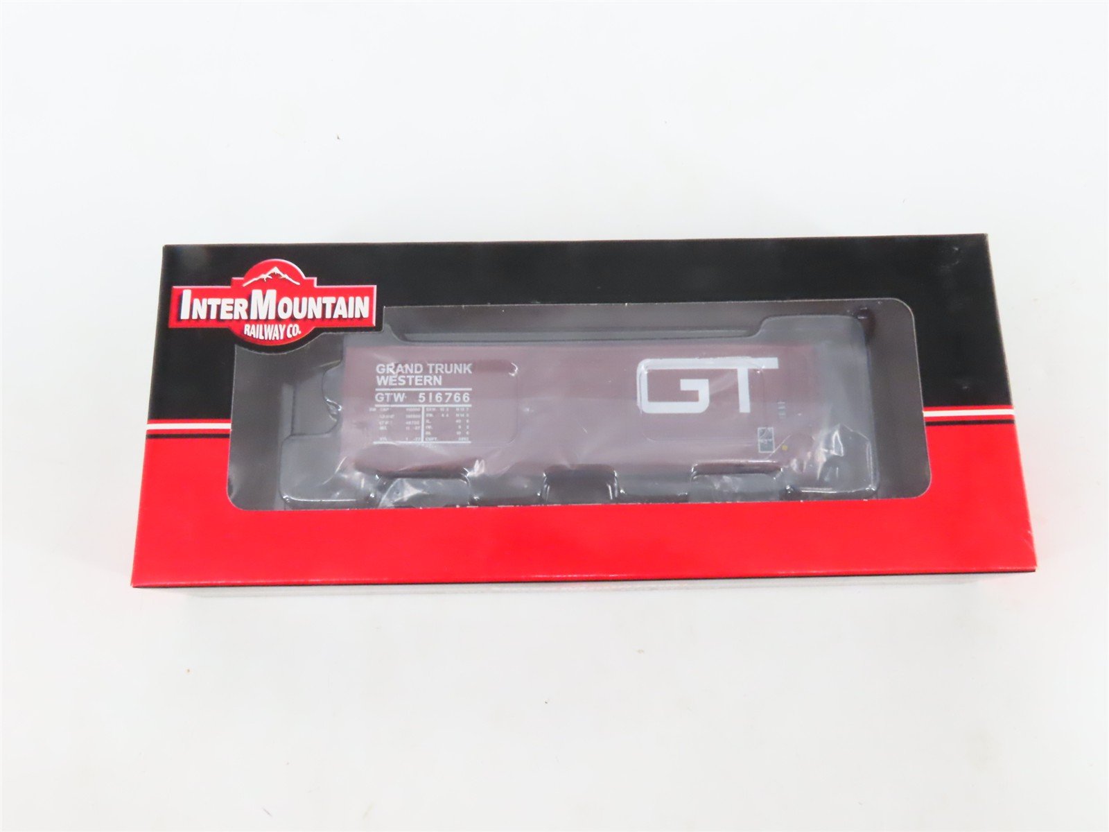 LOT of 4 HO Scale Intermountain GTW Grand Trunk Western 40' PS-1 Boxcars