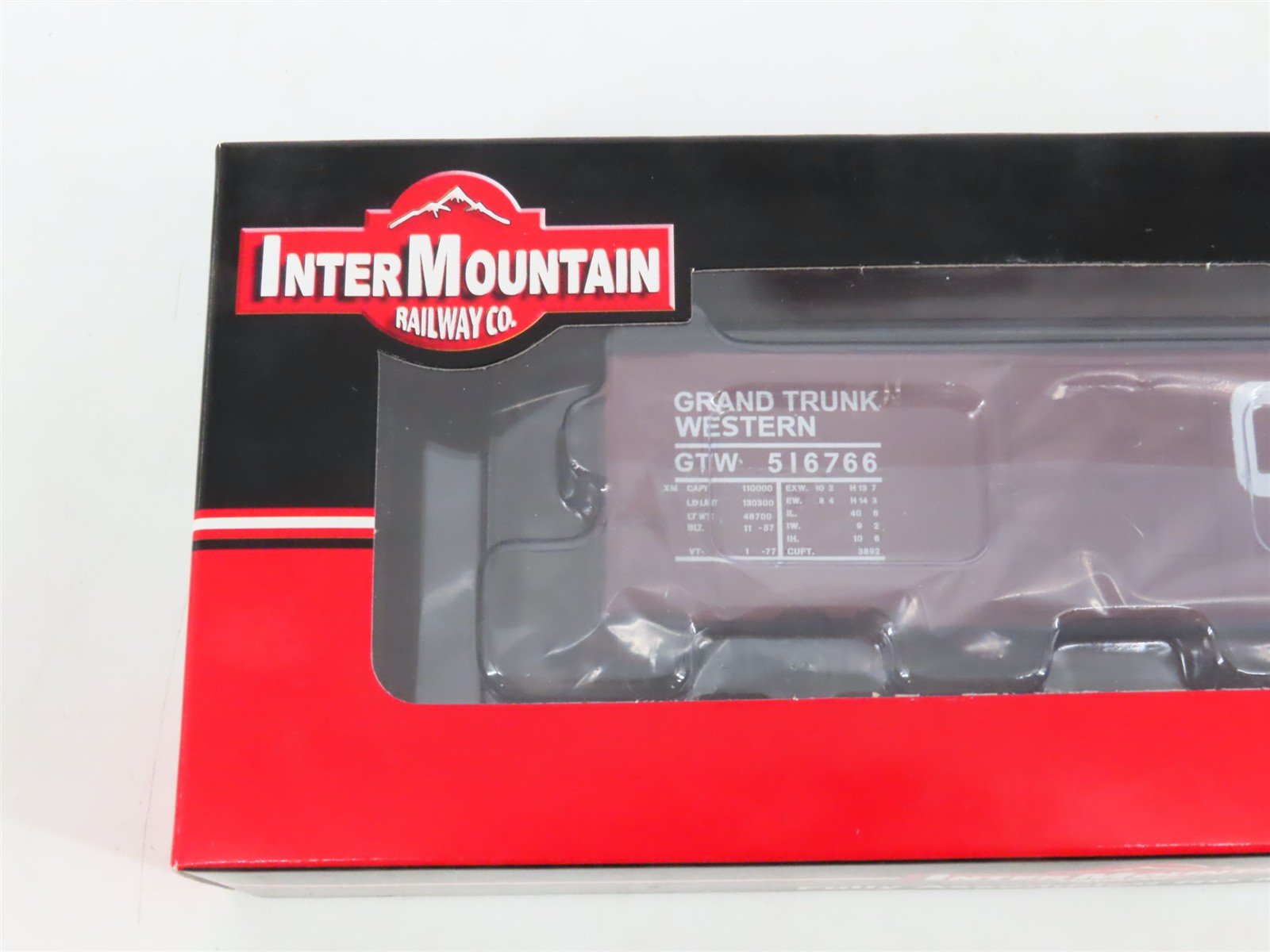 LOT of 4 HO Scale Intermountain GTW Grand Trunk Western 40' PS-1 Boxcars