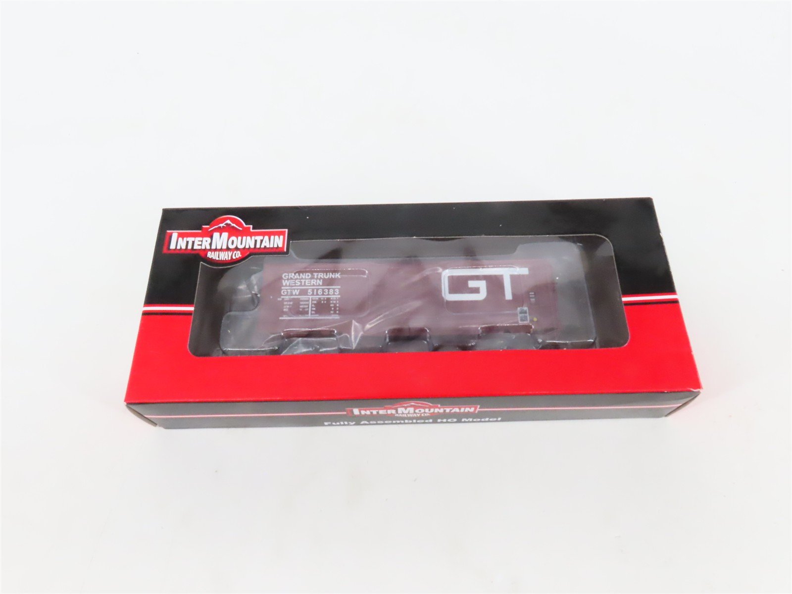 LOT of 4 HO Scale Intermountain GTW Grand Trunk Western 40' PS-1 Boxcars
