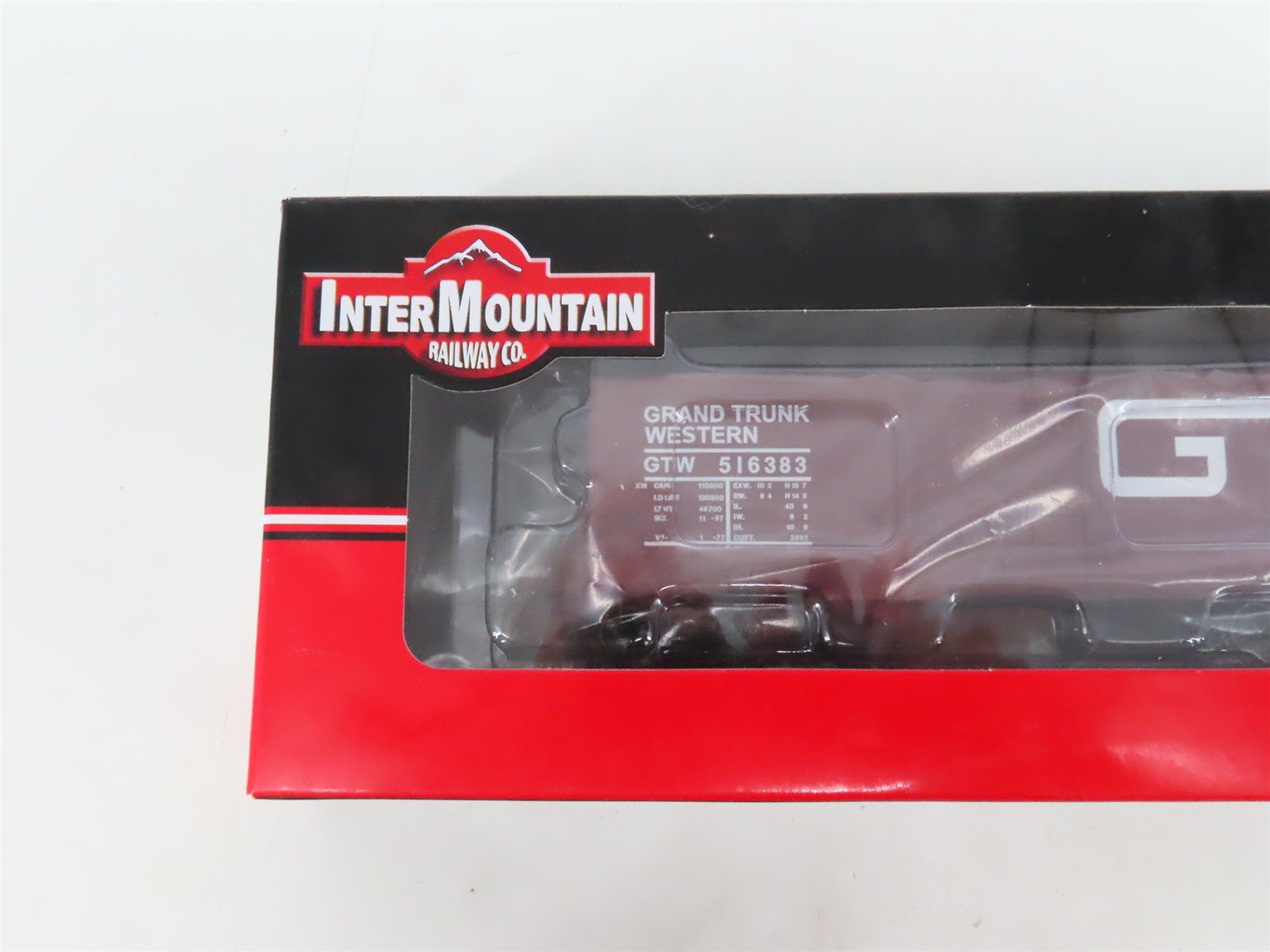 LOT of 4 HO Scale Intermountain GTW Grand Trunk Western 40' PS-1 Boxcars