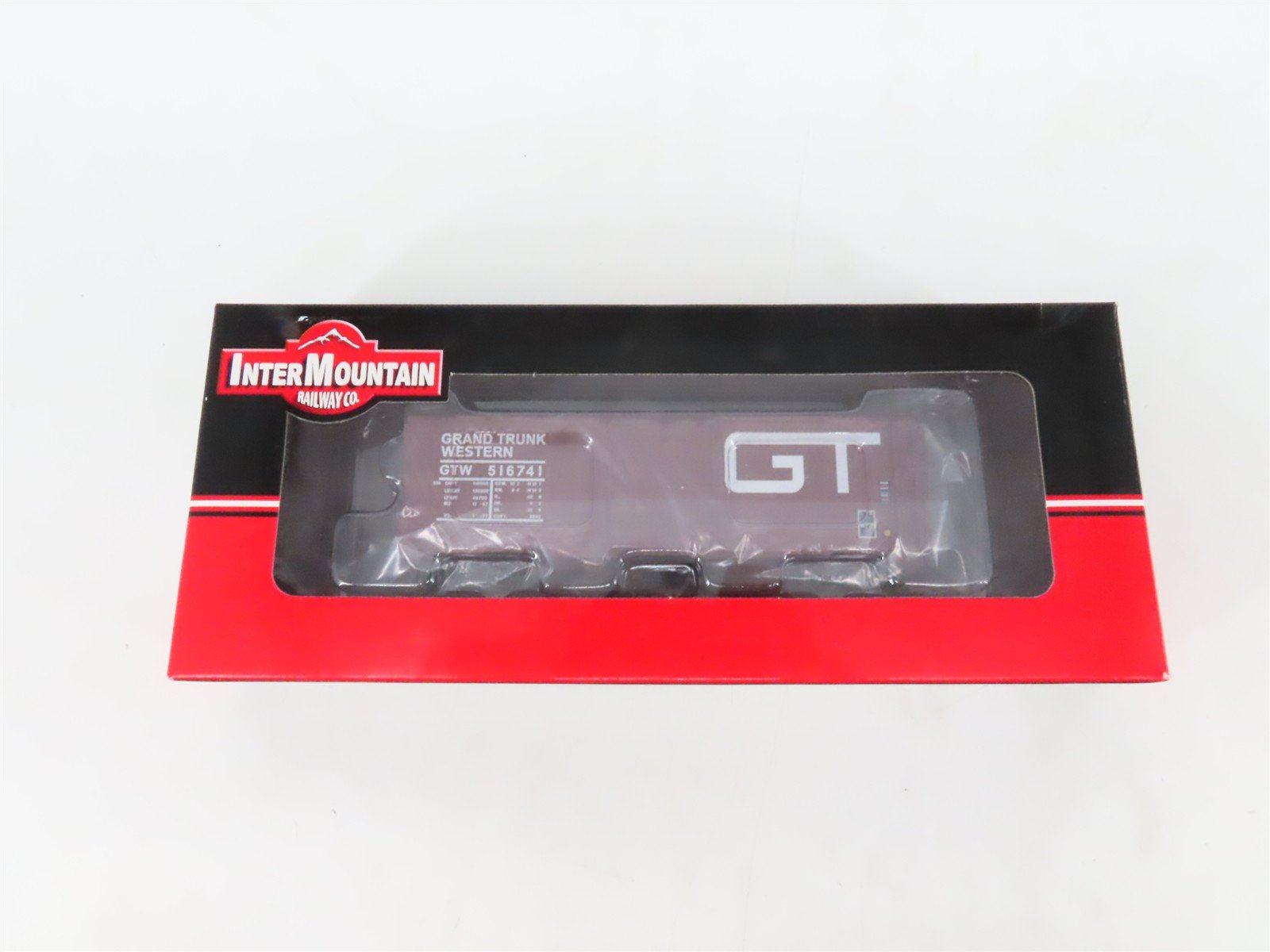 LOT of 4 HO Scale Intermountain GTW Grand Trunk Western 40' PS-1 Boxcars