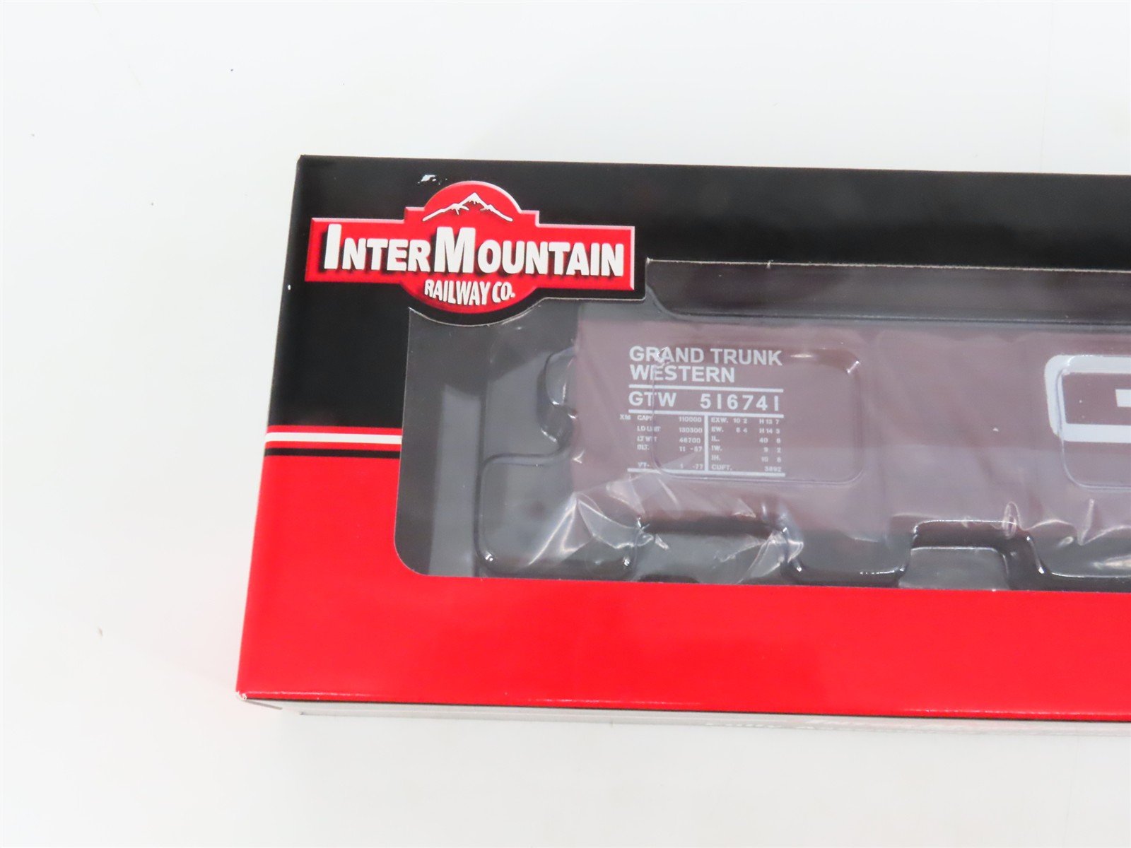 LOT of 4 HO Scale Intermountain GTW Grand Trunk Western 40' PS-1 Boxcars