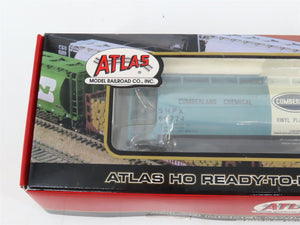 LOT of 2 HO Atlas SHPX Cumberland/Wayne Feeds 3-Bay Cylindrical Hopper Cars