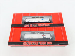 LOT of 2 HO Scale Atlas ACFX ECC International/Thiele Kaolin Tankcars