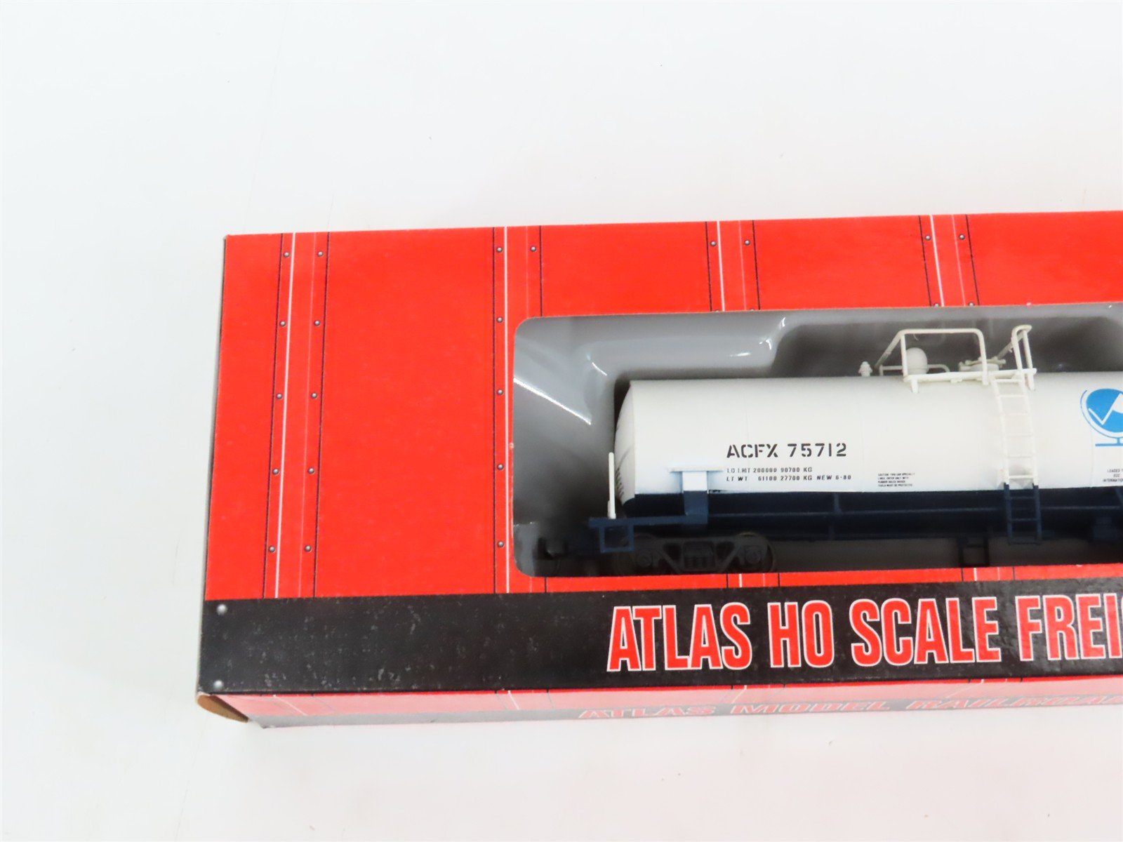LOT of 2 HO Scale Atlas ACFX ECC International/Thiele Kaolin Tankcars