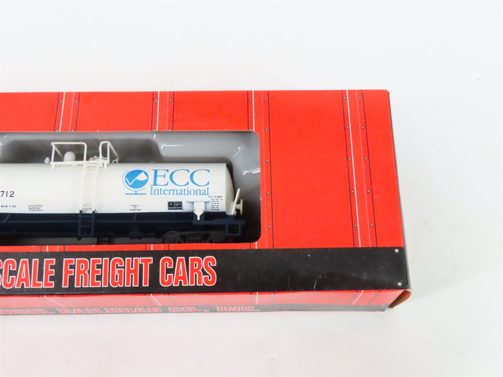 LOT of 2 HO Scale Atlas ACFX ECC International/Thiele Kaolin Tankcars