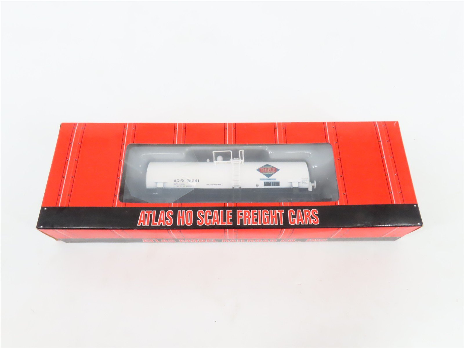 LOT of 2 HO Scale Atlas ACFX ECC International/Thiele Kaolin Tankcars