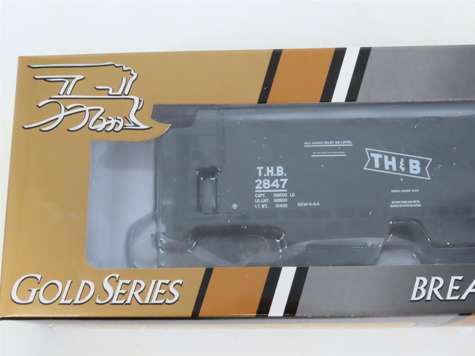 LOT of 2 HO TrueLine THB Toronto Hamilton Buffalo 4-Bay Covered Hopper Cars